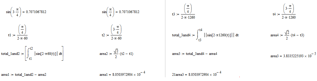 low frequency and high frequency flicker calculation